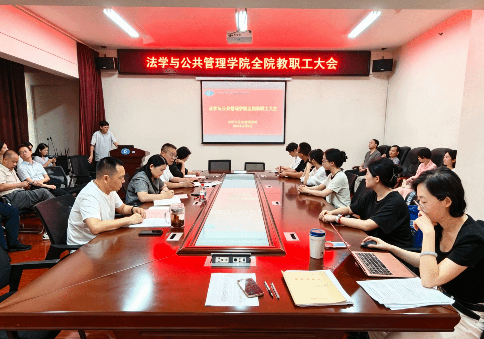 法学与公共管理学院开展师德师风专题警示教育